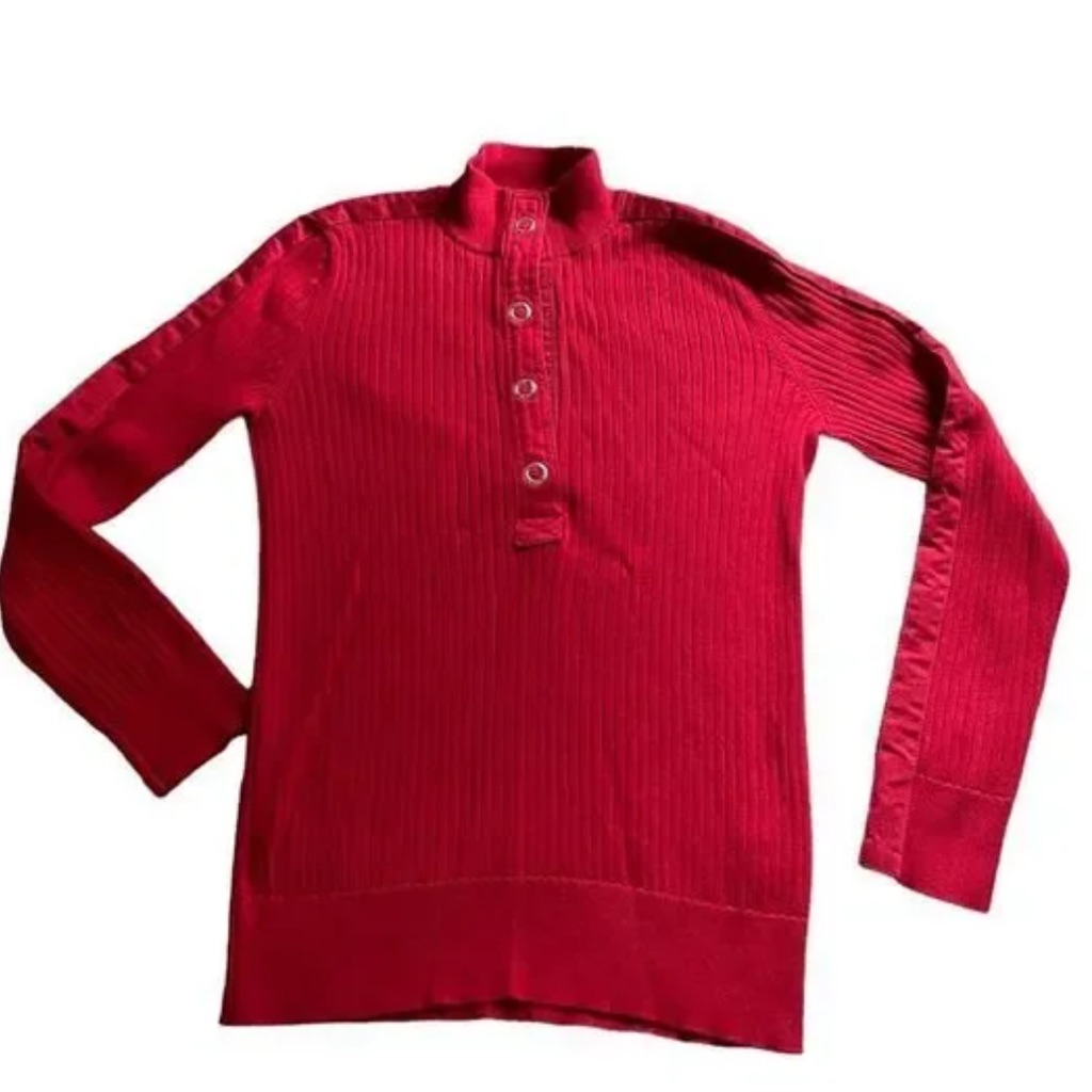 Ralp Lauren Was Red Blouse L L87-4